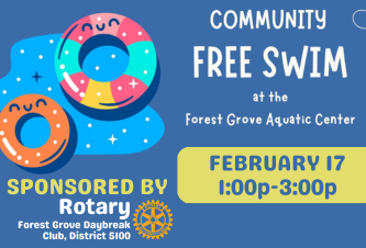 NEWS FLASH Free Swim Feb 17 2025